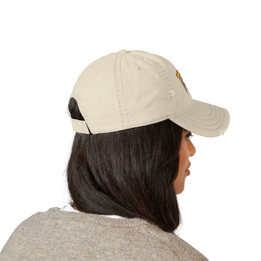 Yay Area Warriors Retro Distressed Embroidered Dad Hat