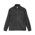 Embroidered Alameda Health System Columbia Fleece Jacket - Charcoal Zip-Up Outdoor Layer