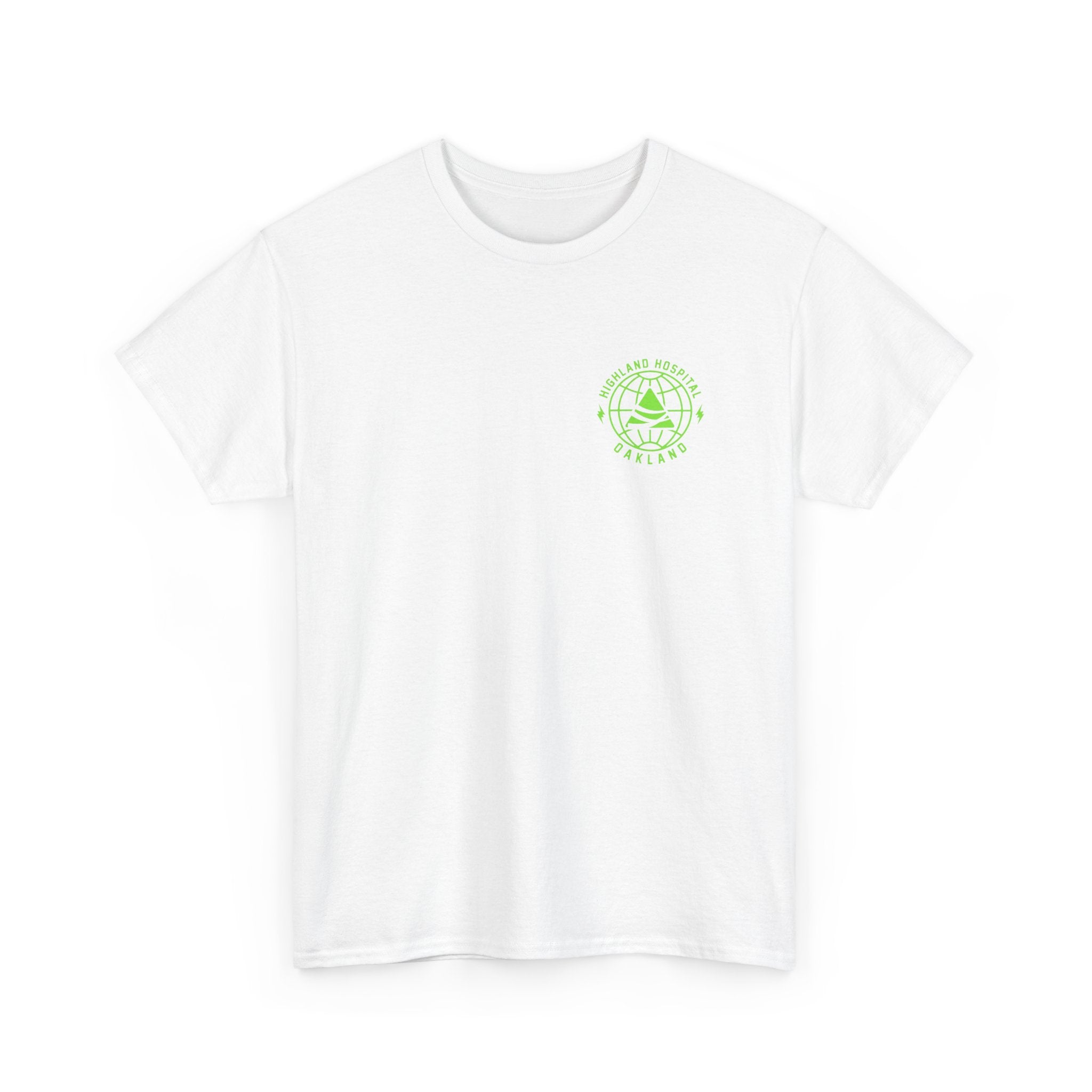 Dual Highland Hospital Neon Logo Tee