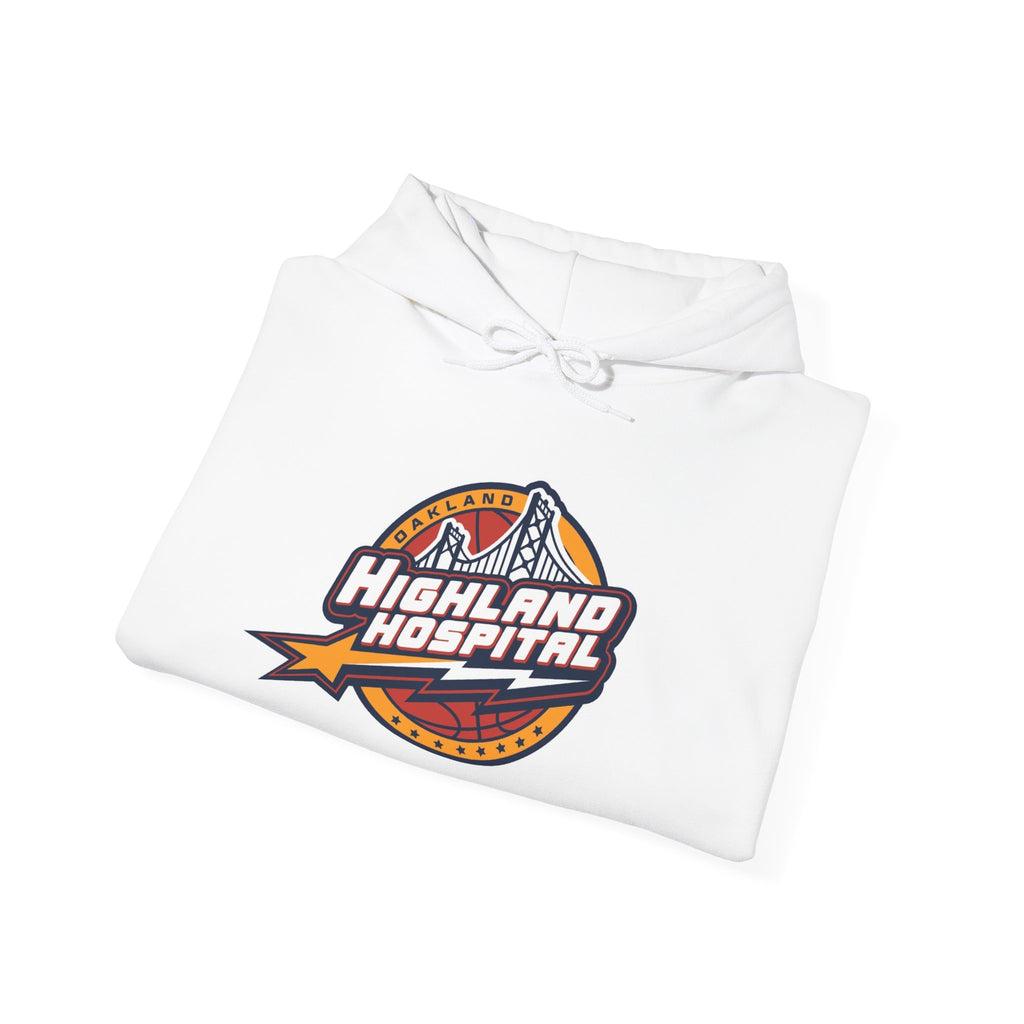 Highland Hospital Logo Hoodie | Sports Badge Graphic Sweatshirt