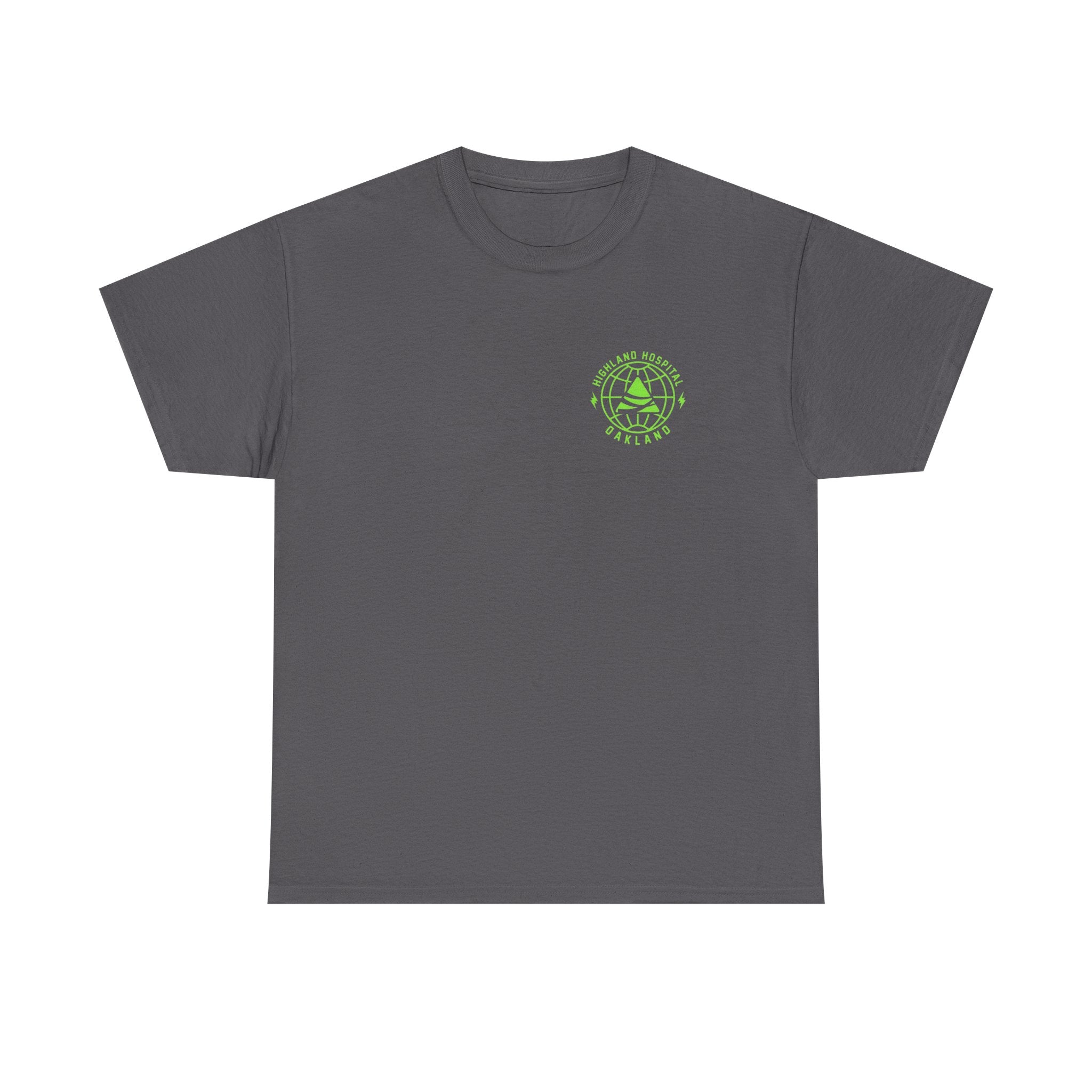 Dual Highland Hospital Neon Logo Tee