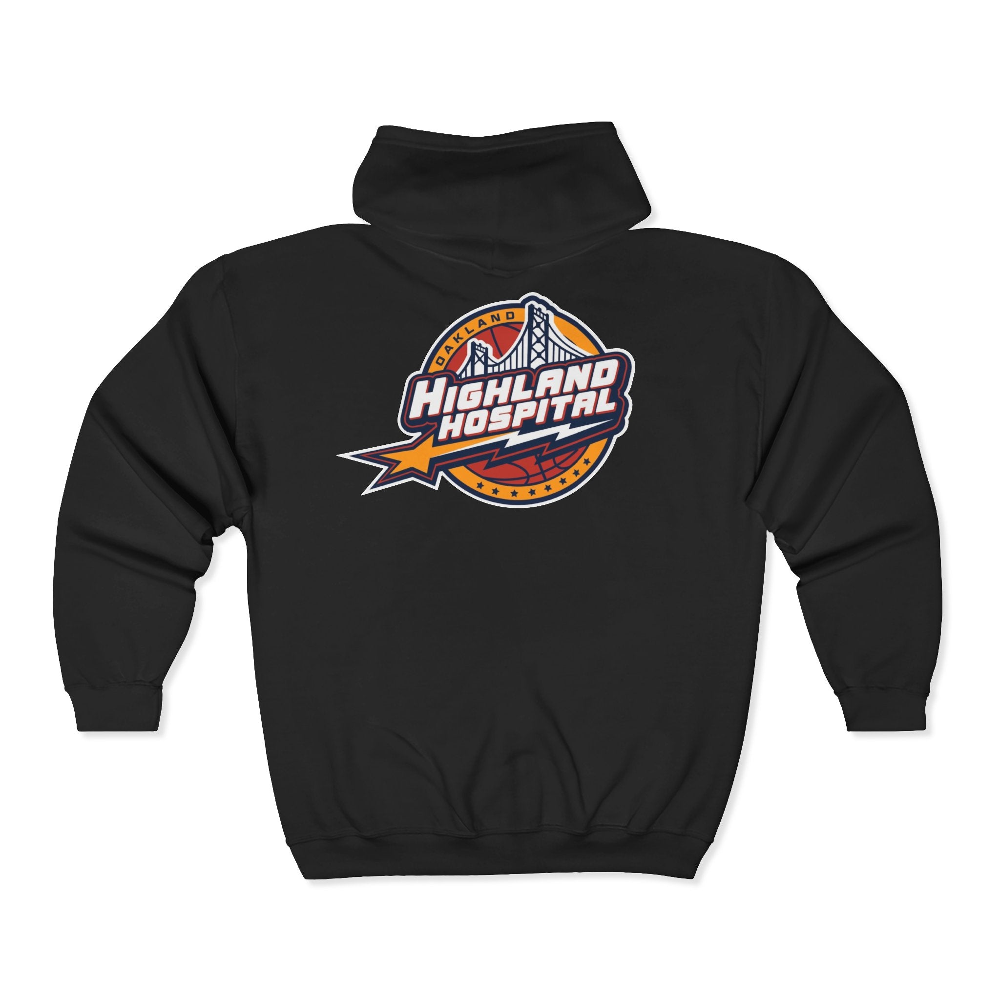 Dual Logo Highland Retro Zip Hoodie