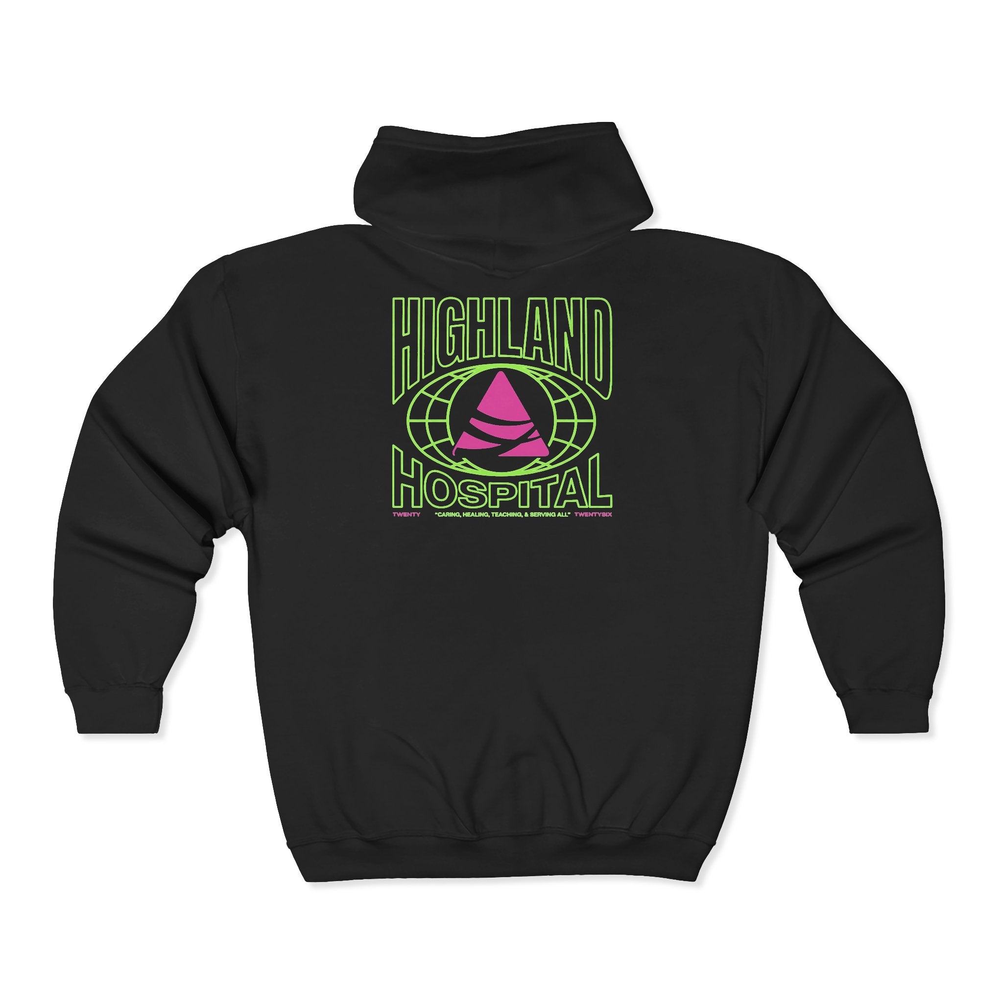 Highland Hospital Dual Twenty26 Zip UP Hoodie