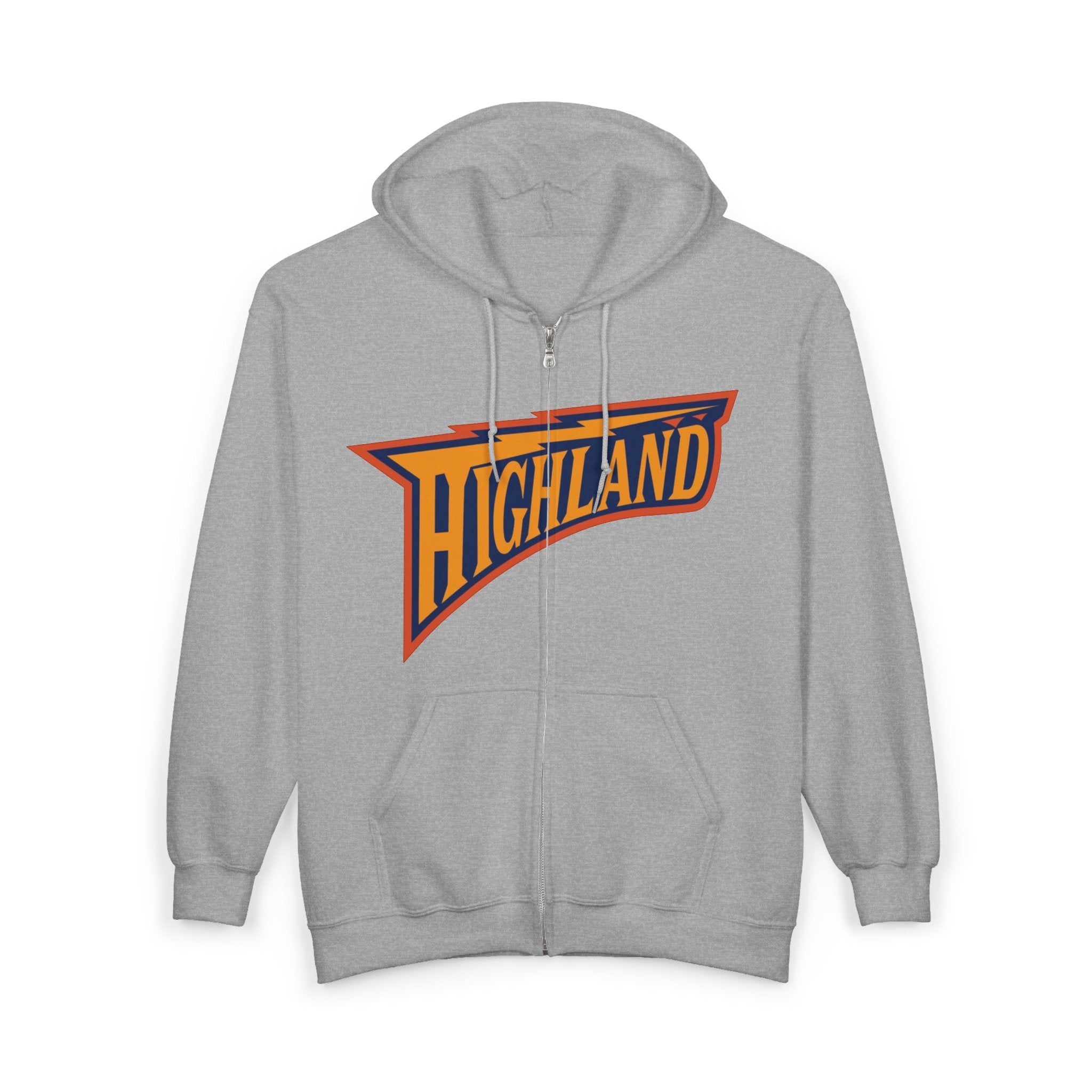 Dual Logo Highland Retro Zip Hoodie
