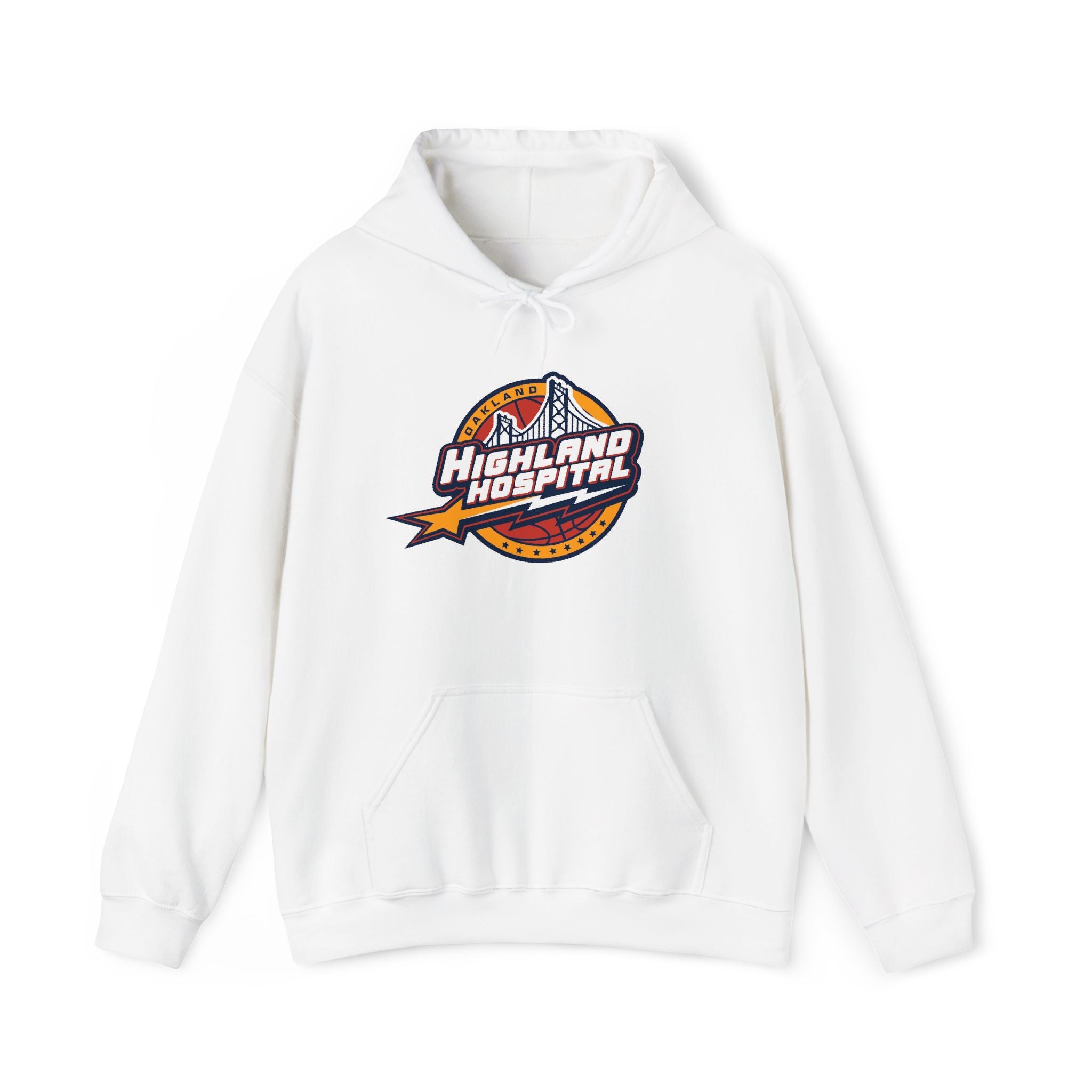 Highland Hospital Logo Hoodie | Sports Badge Graphic Sweatshirt