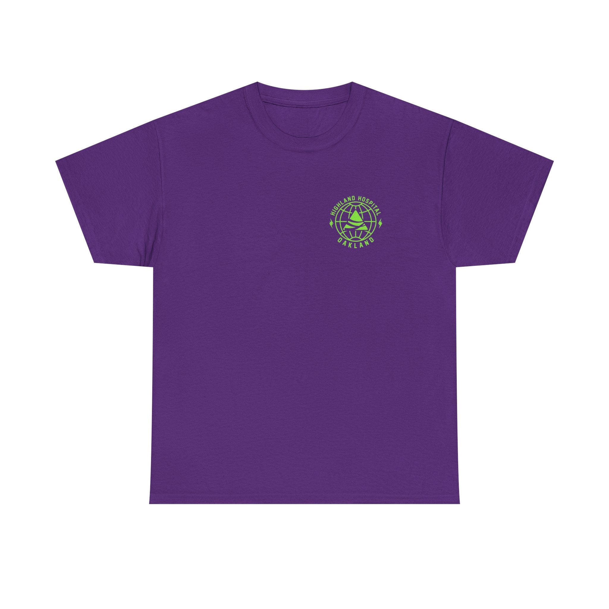 Dual Highland Hospital Neon Logo Tee
