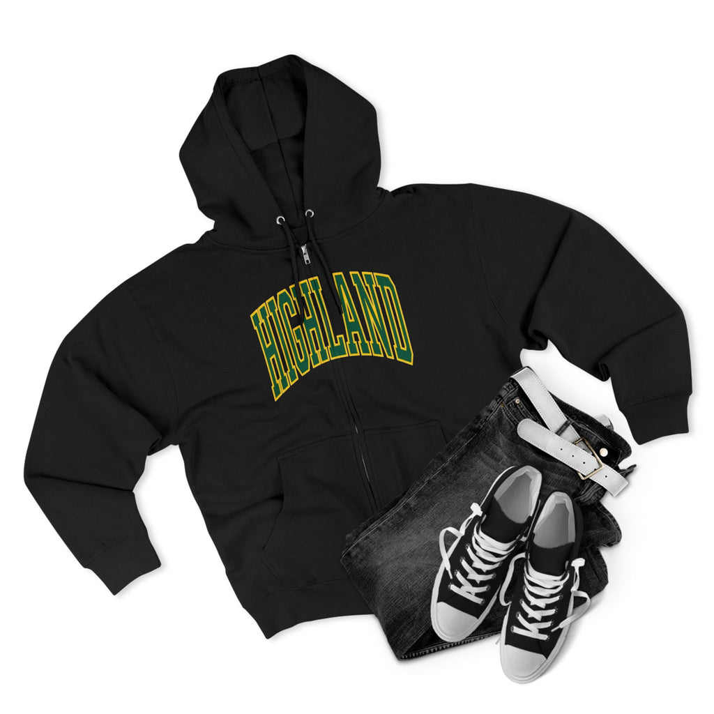 Highland Oakland A's Zip Up Hoodie