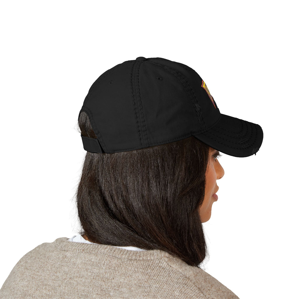 Yay Area Warriors Retro Distressed Embroidered Dad Hat
