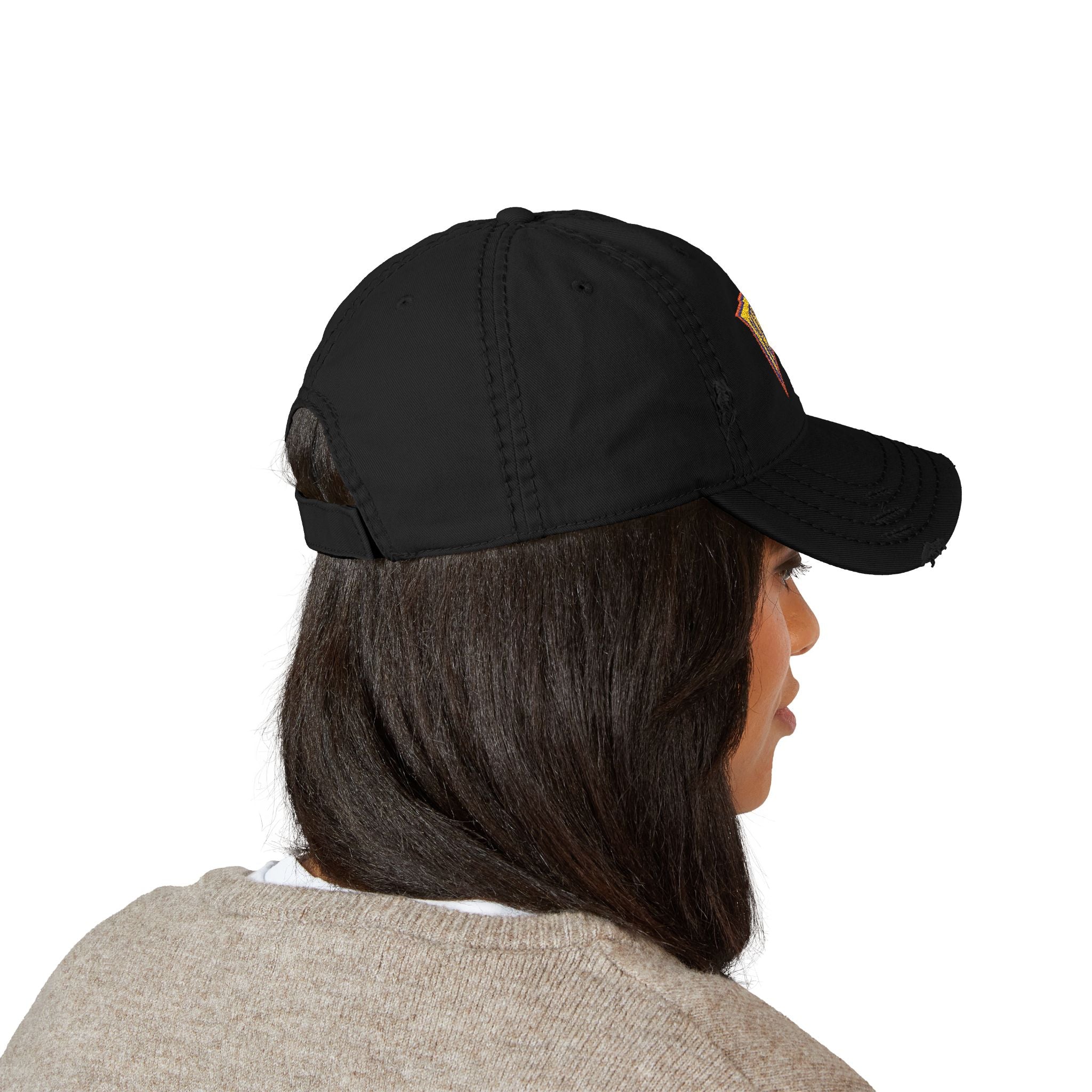 Yay Area Warriors Retro Distressed Embroidered Dad Hat