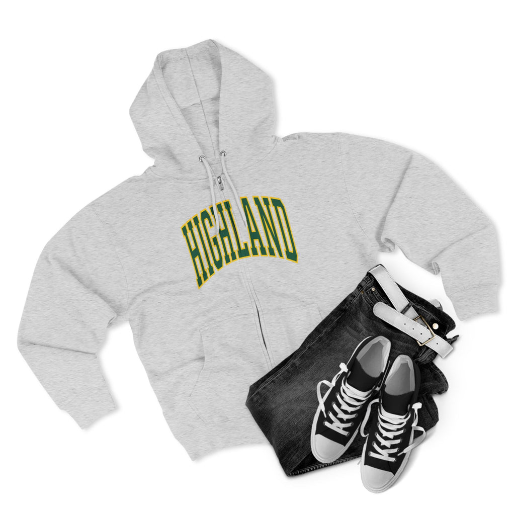 Highland Oakland A's Zip Up Hoodie