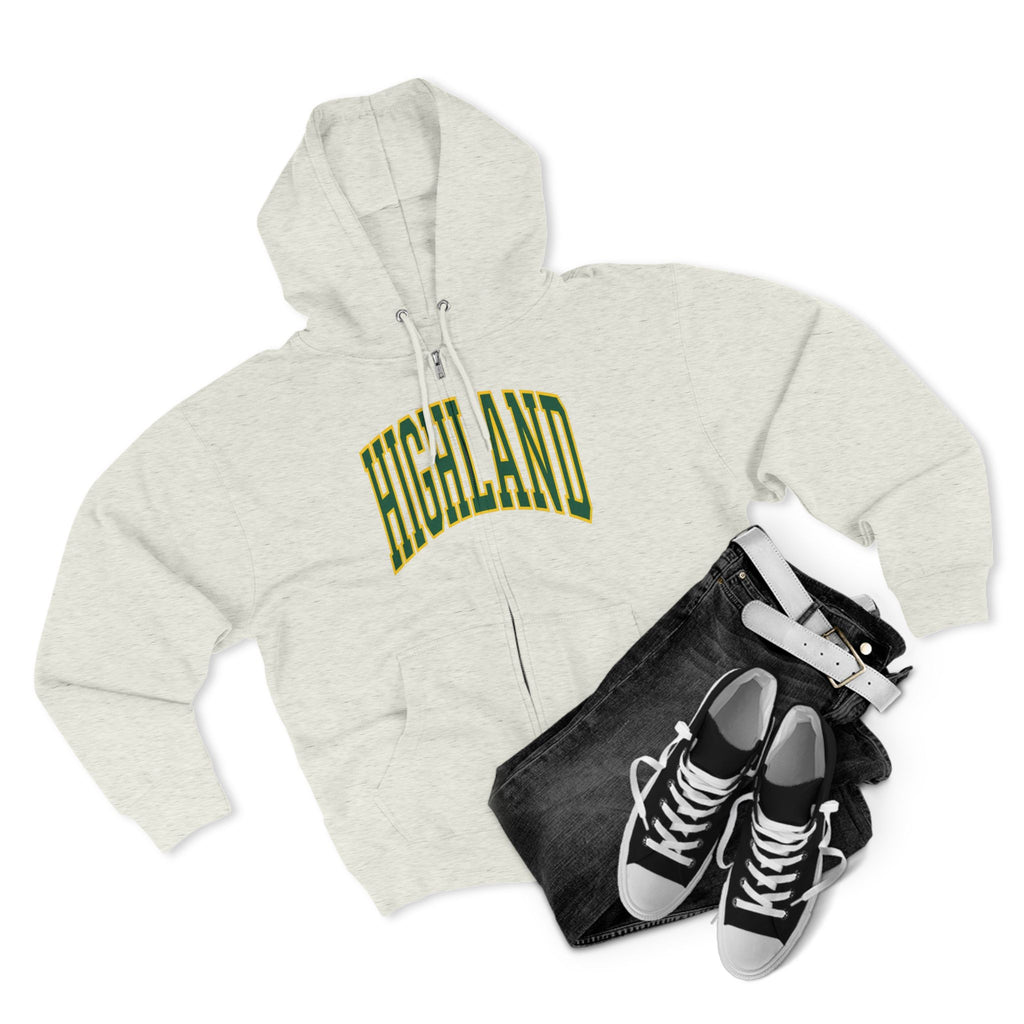 Highland Oakland A's Zip Up Hoodie