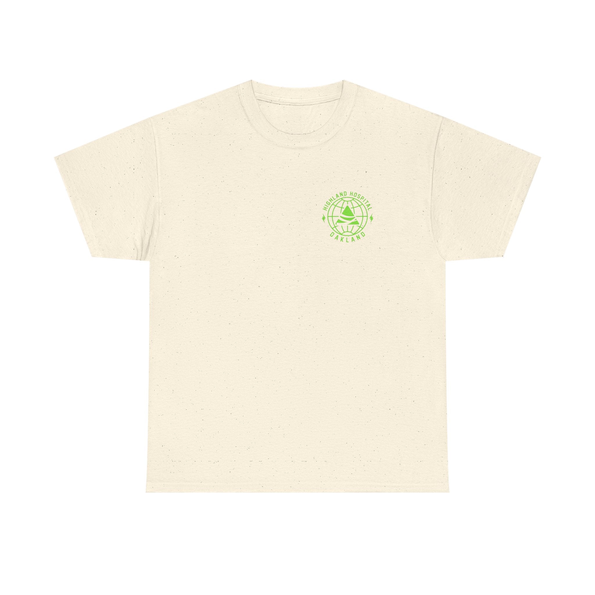 Dual Highland Hospital Neon Logo Tee