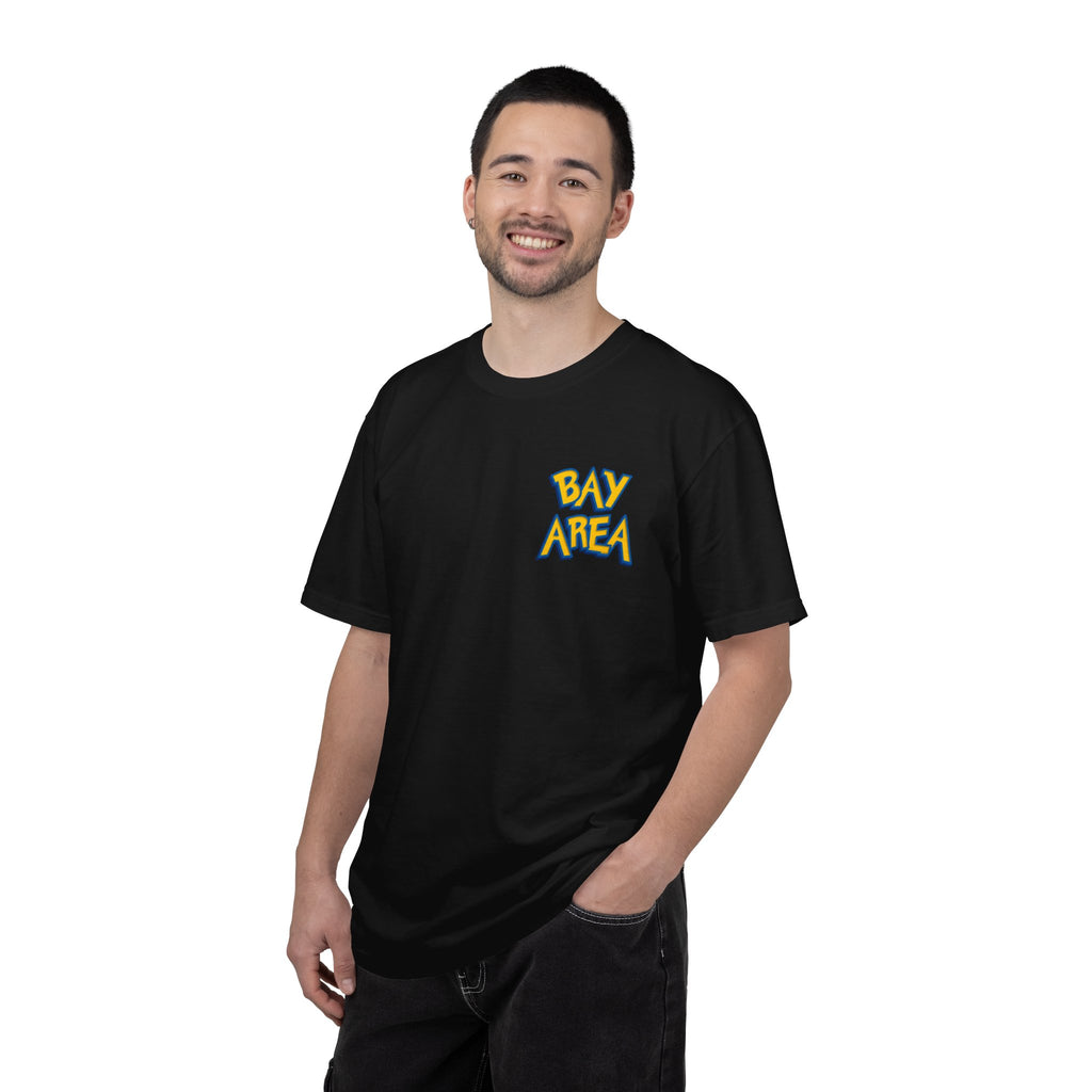 Bay Area Poncho Graphic T-Shirt — Cartoon San Francisco Golden Gate Tee