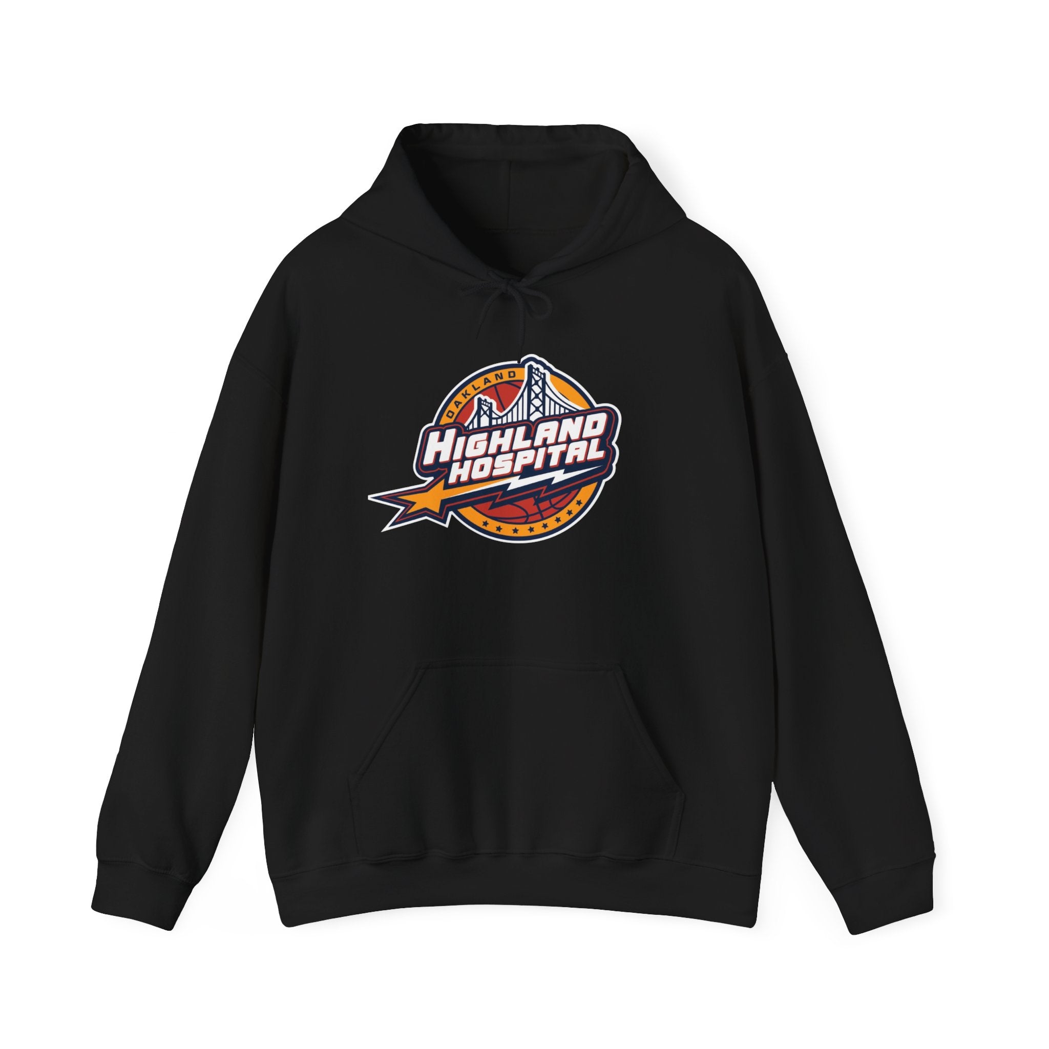 Highland Hospital Logo Hoodie | Sports Badge Graphic Sweatshirt