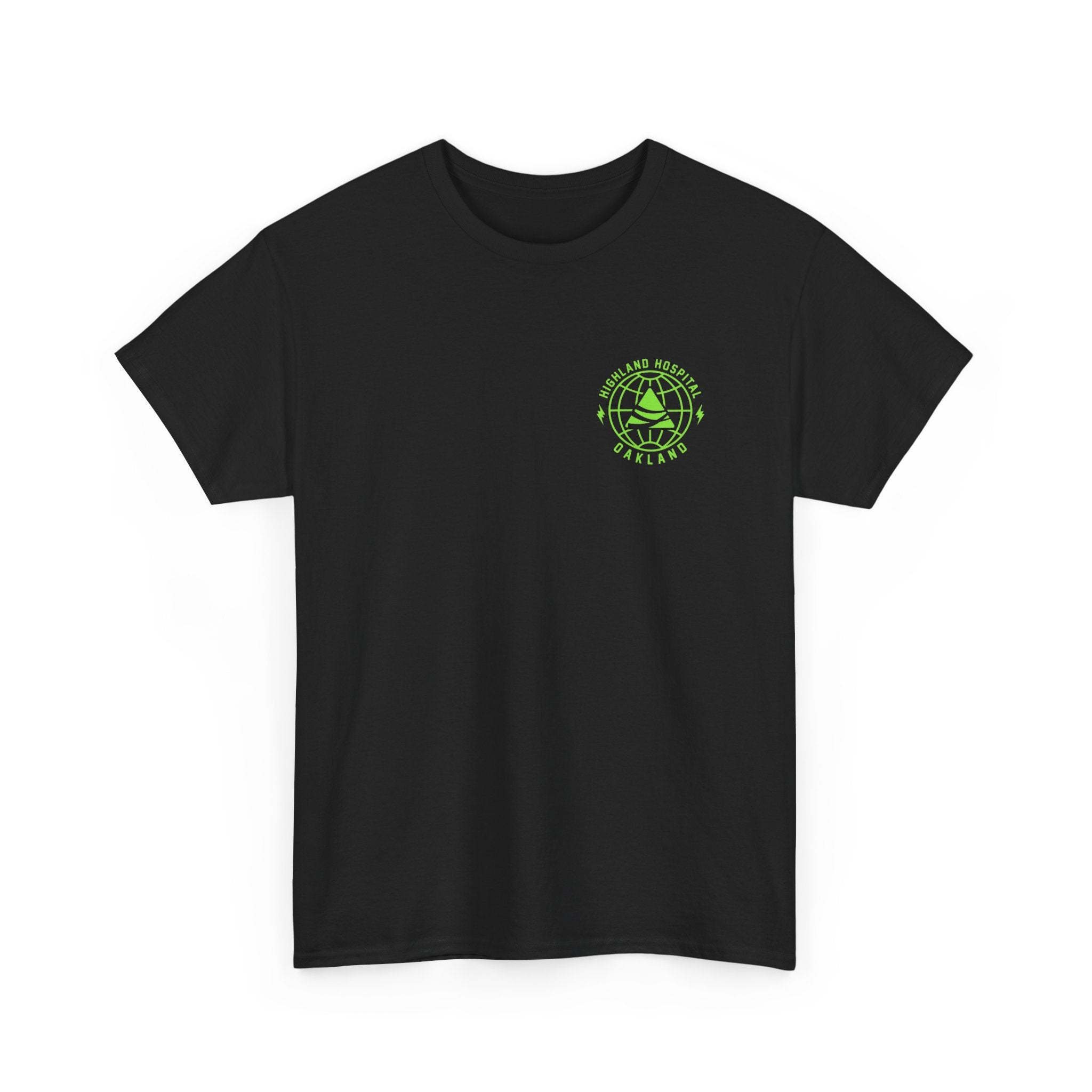 Dual Highland Hospital Neon Logo Tee