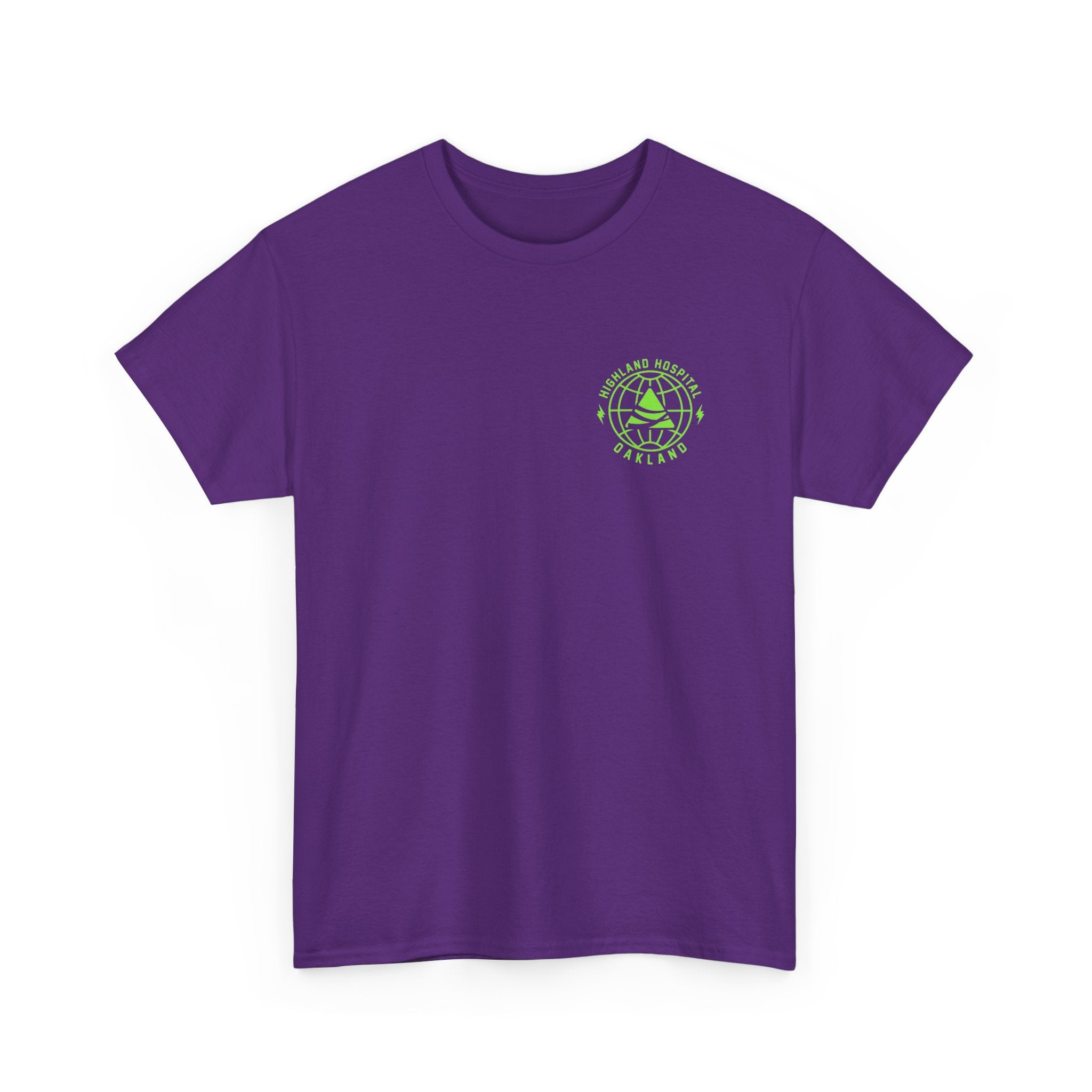 Dual Highland Hospital Neon Logo Tee