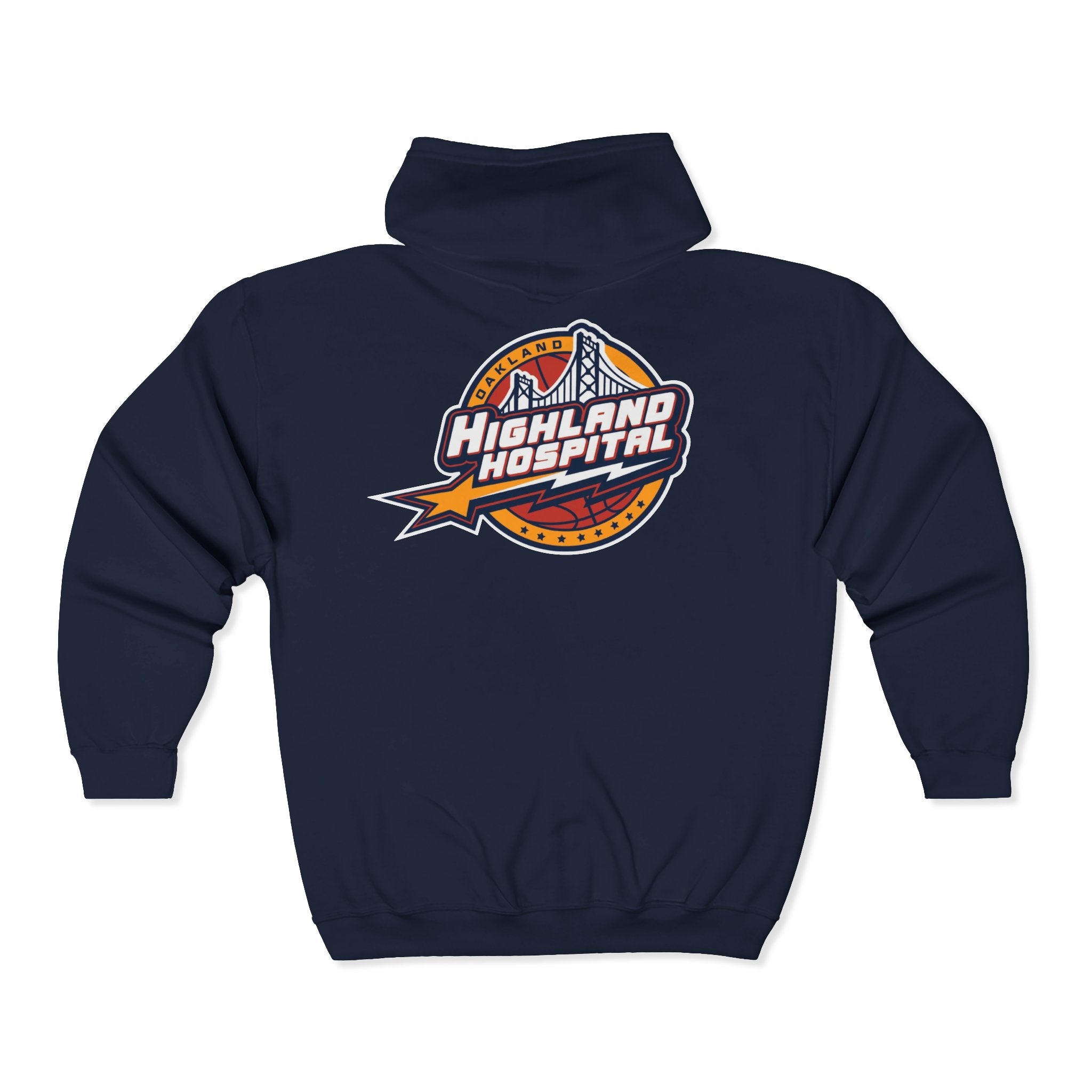 Dual Logo Highland Retro Zip Hoodie