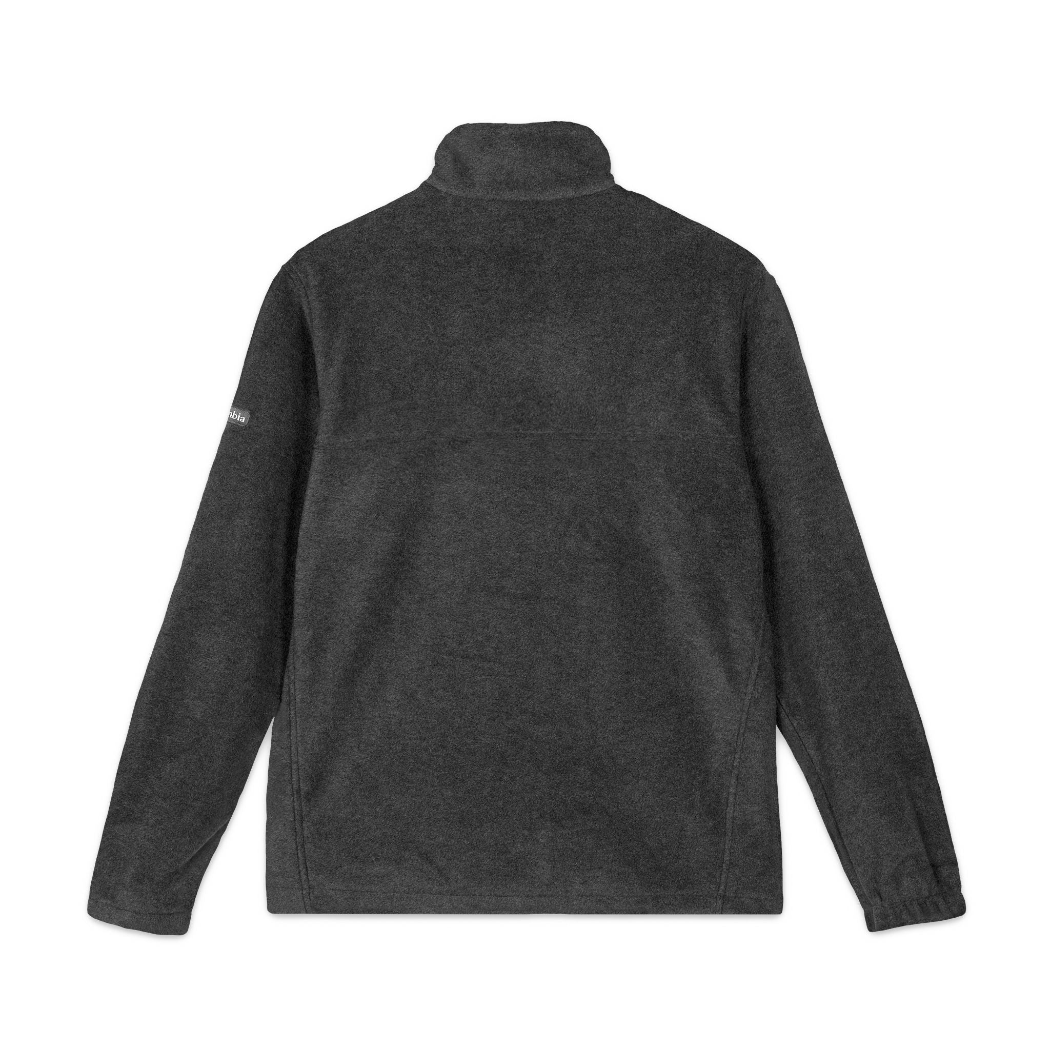 Embroidered Alameda Health System Columbia Fleece Jacket - Charcoal Zip-Up Outdoor Layer