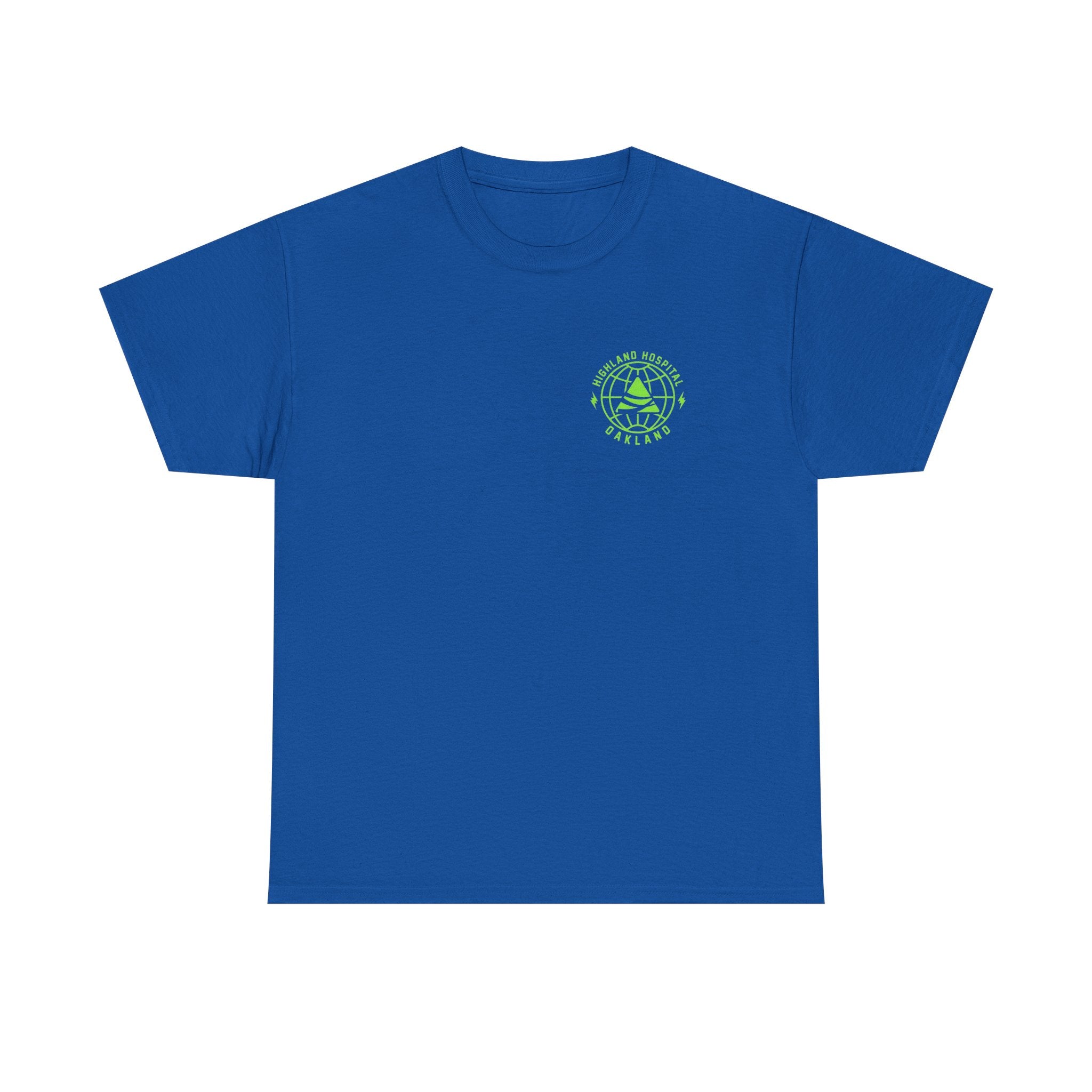 Dual Highland Hospital Neon Logo Tee