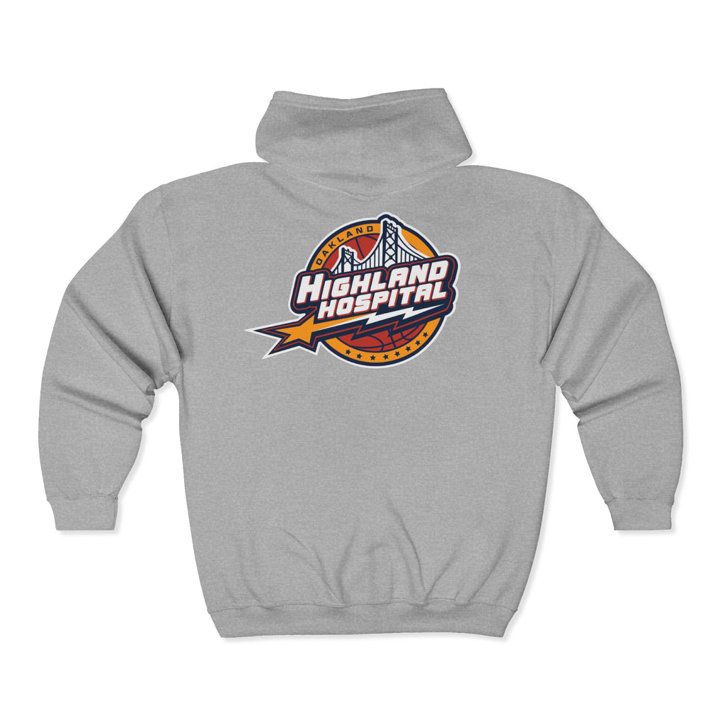 Dual Logo Highland Retro Zip Hoodie