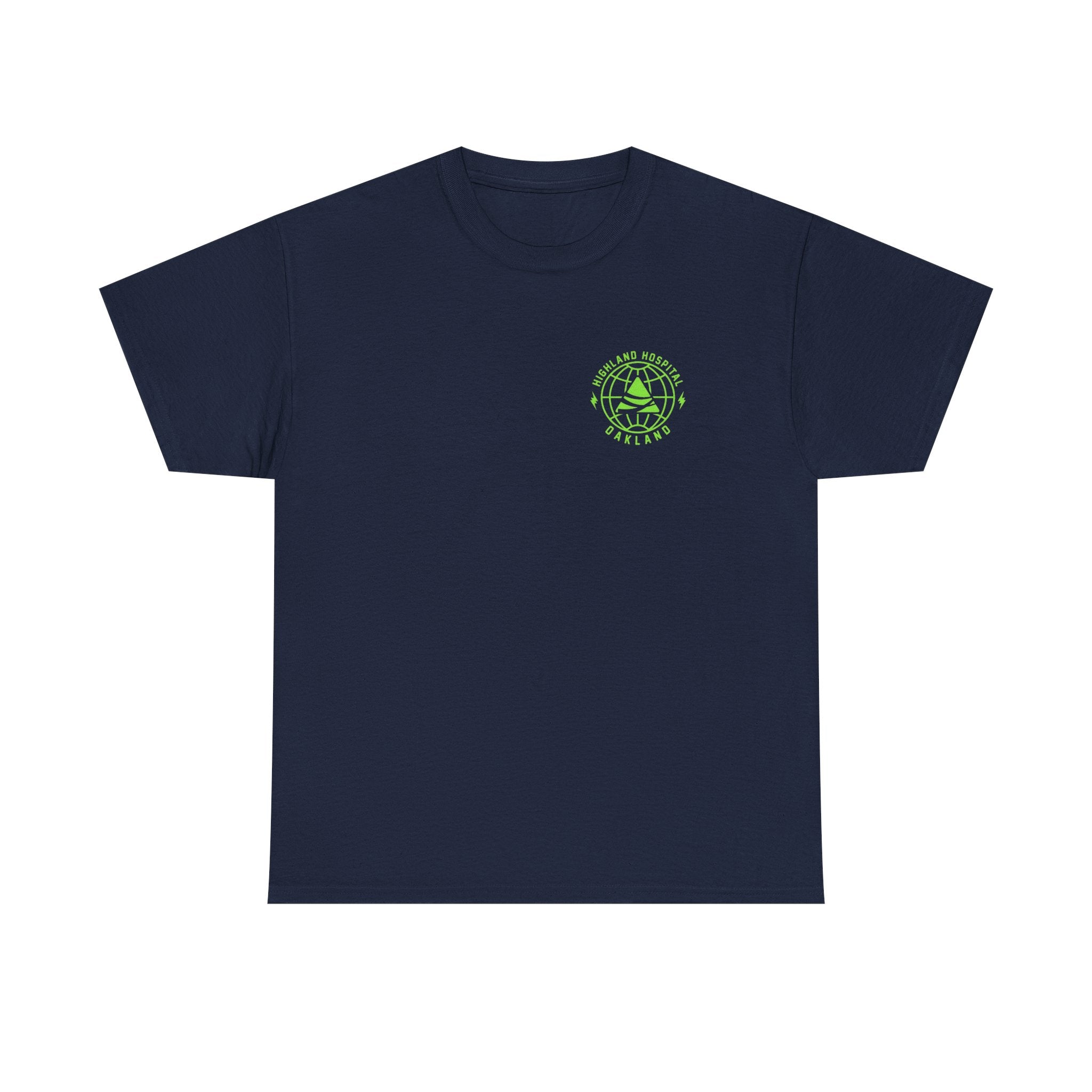 Dual Highland Hospital Neon Logo Tee
