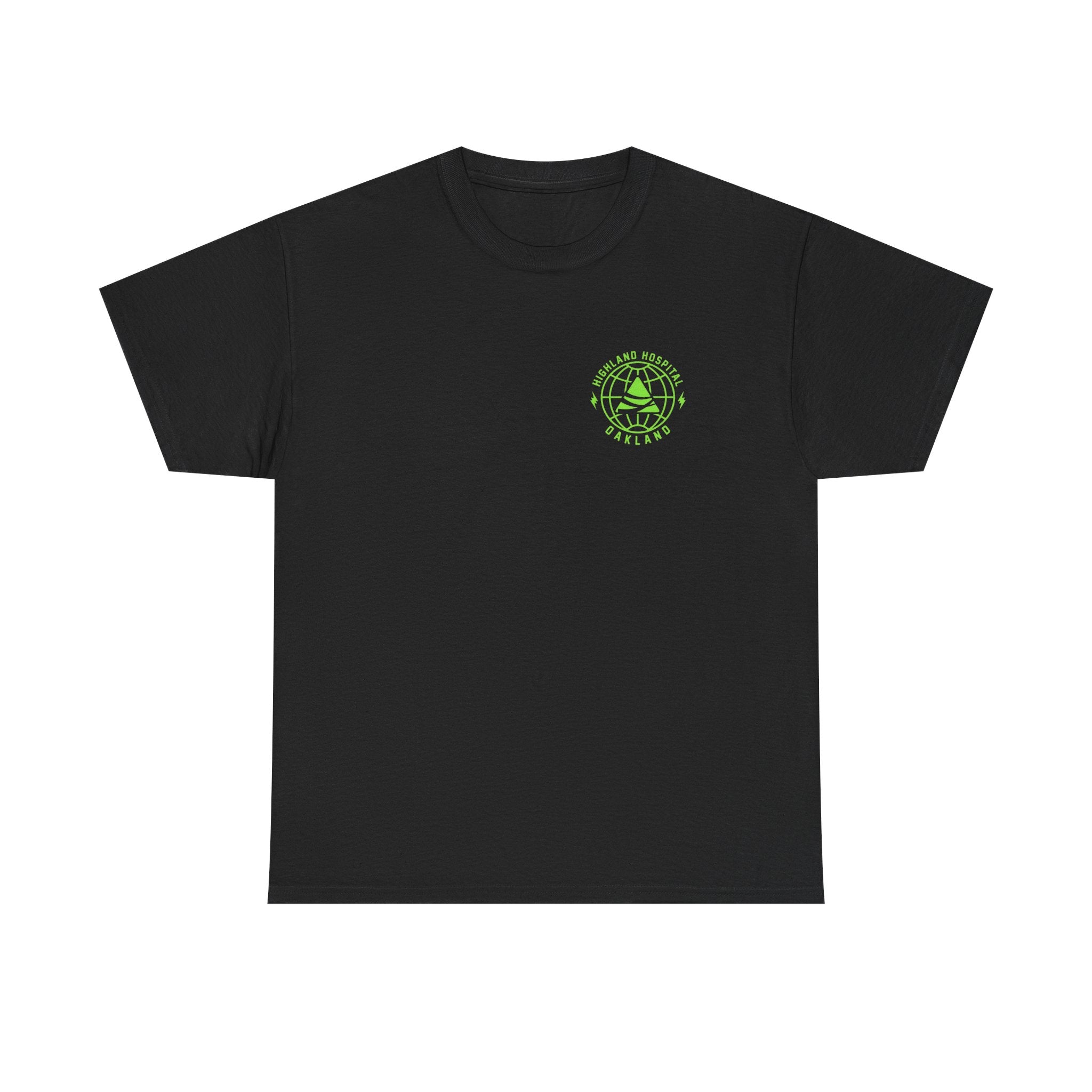 Dual Highland Hospital Neon Logo Tee