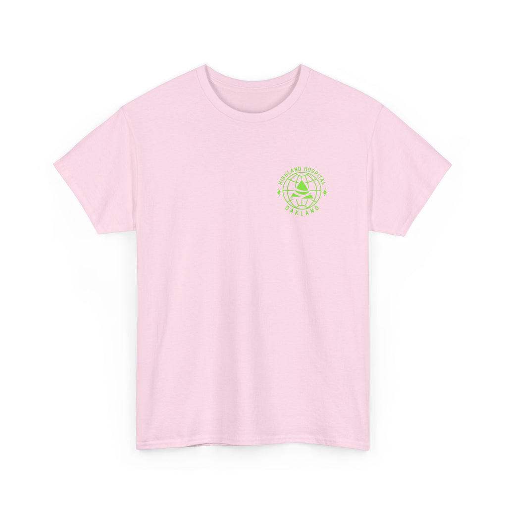 Dual Highland Hospital Neon Logo Tee