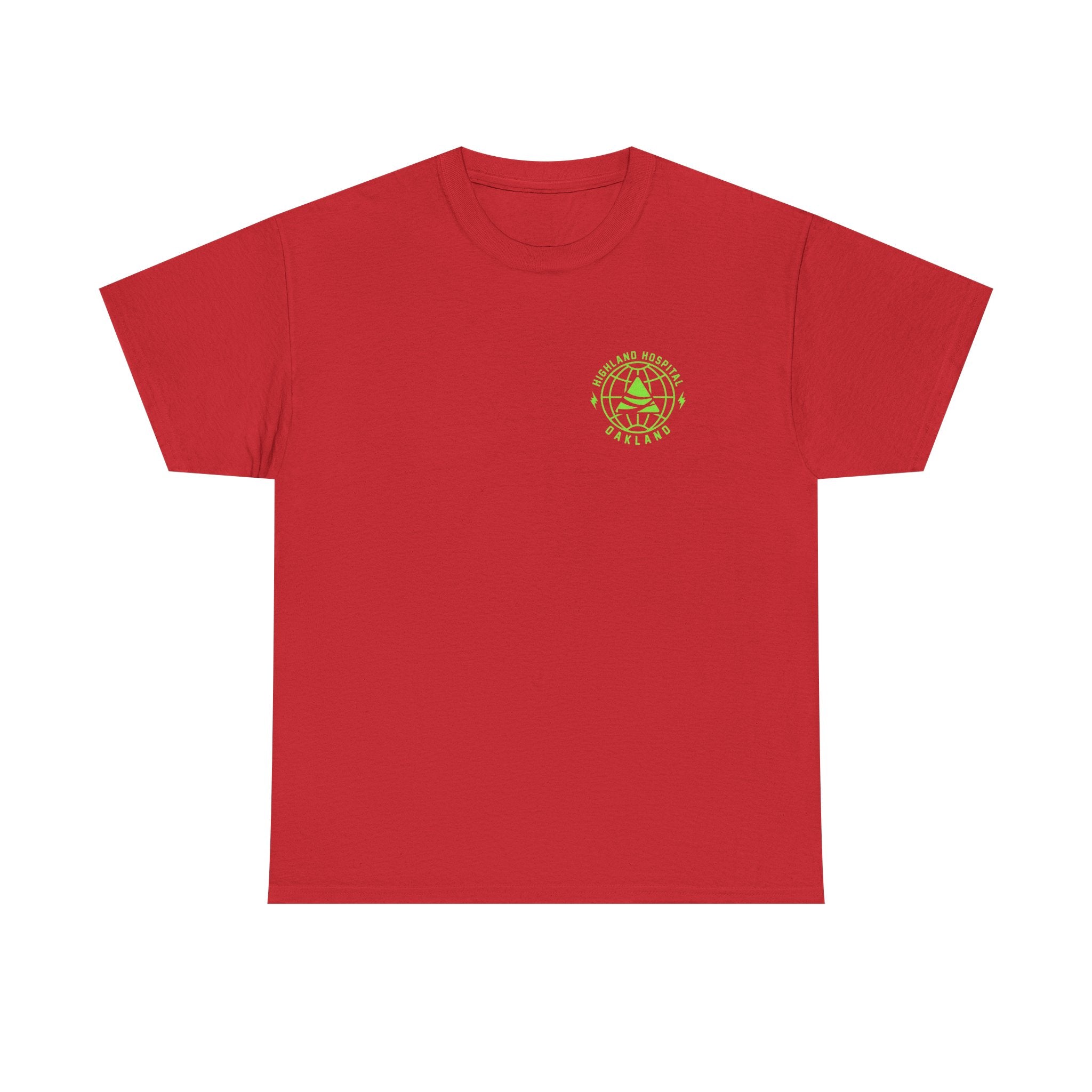 Dual Highland Hospital Neon Logo Tee