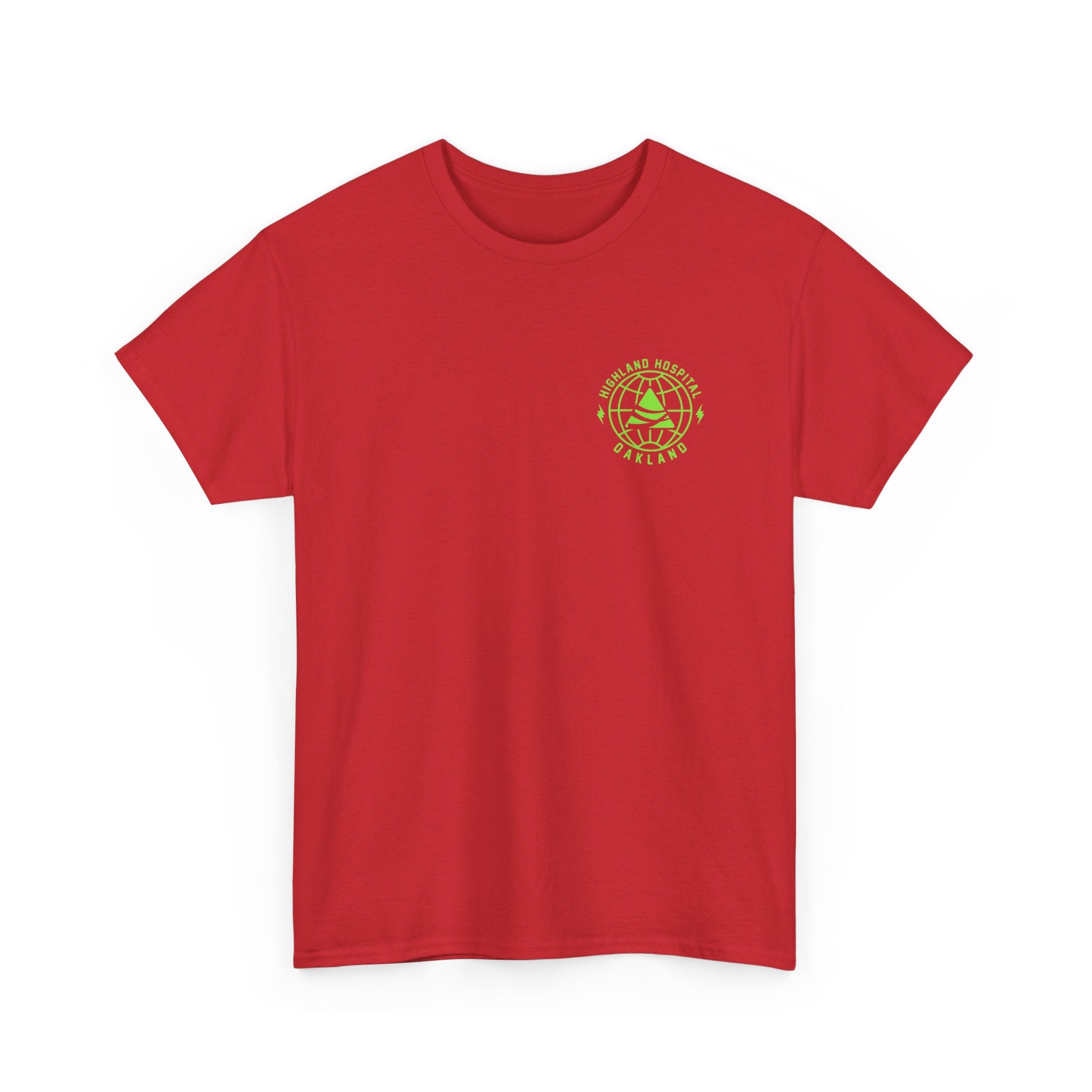 Dual Highland Hospital Neon Logo Tee