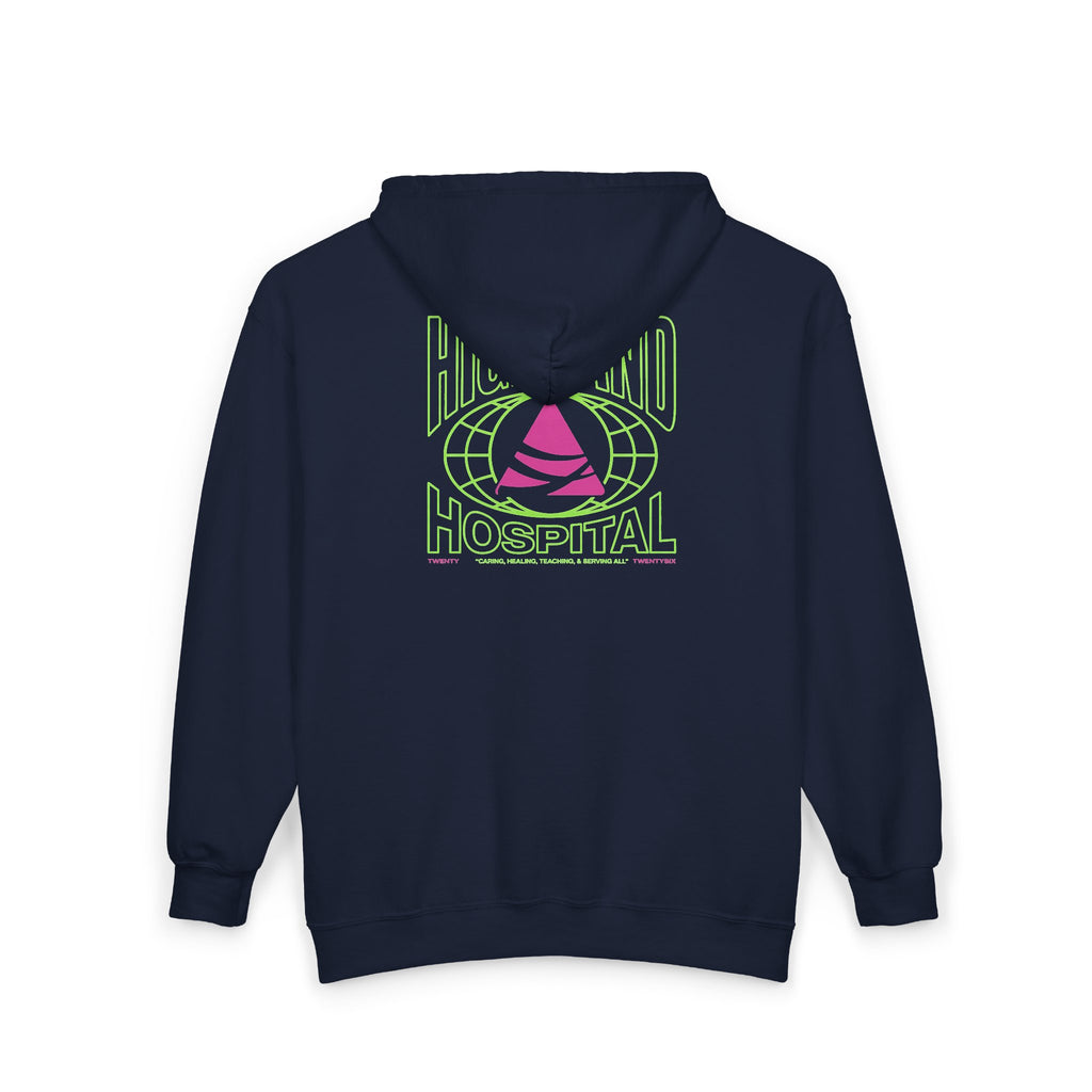 Highland Hospital Dual Twenty26 Zip UP Hoodie