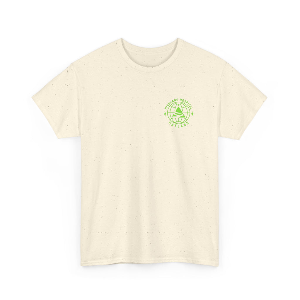 Dual Highland Hospital Neon Logo Tee