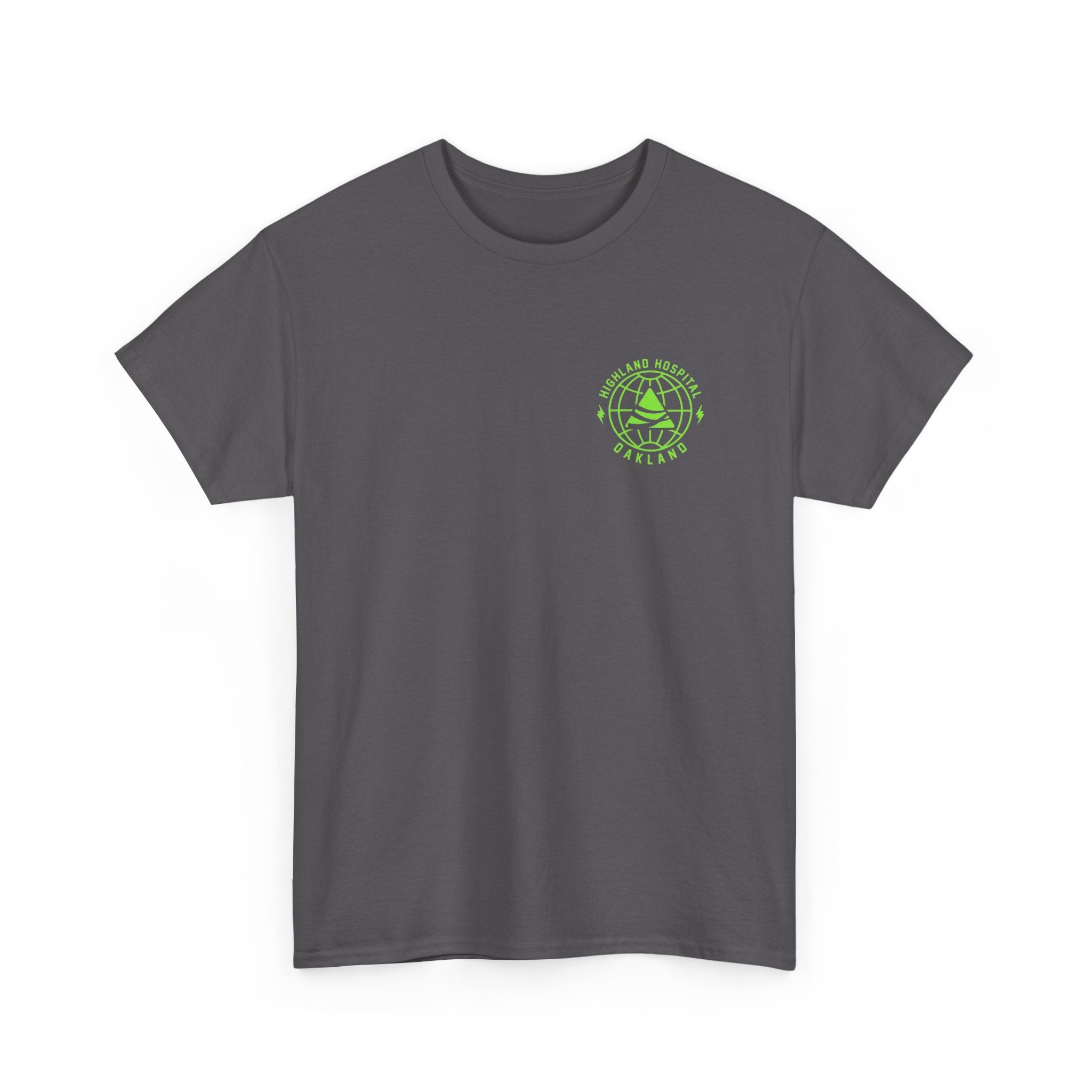 Dual Highland Hospital Neon Logo Tee